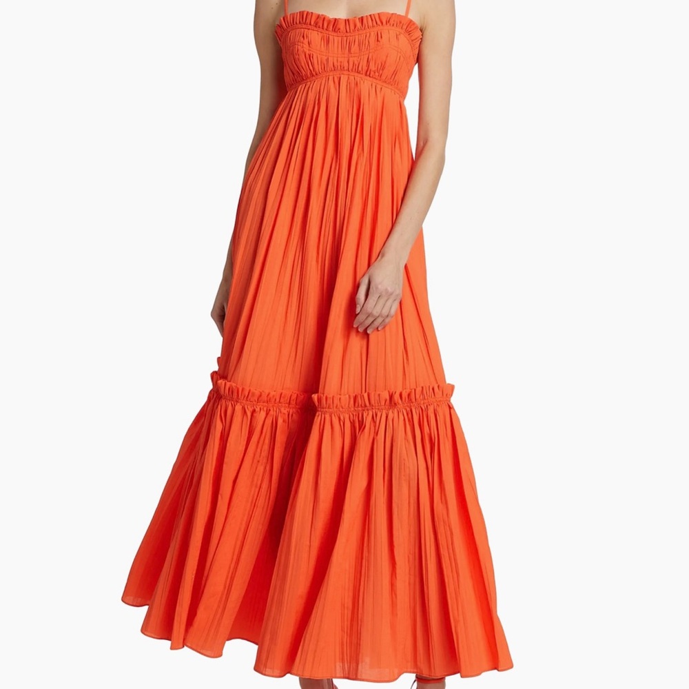 Acler Vibrant Orange Dress